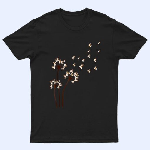Shih Tzu Flower Fly Dandelion For Dog Mama Dog Lover T Shirt