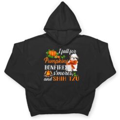 Shih Tzu I Fall For Pumpkins Bonfires Smores And Dogs Fall T Shirt - Dream Art Europa