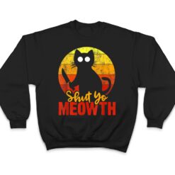 Shut Your Meowth Gory Halloween Cat With Knife Murderous T Shirt - Dream Art Europa