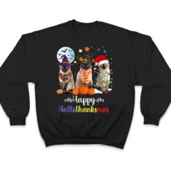 Siamese Cat Halloween Merry Christmas Happy Hallothanksmas T Shirt - Dream Art Europa