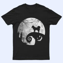 Siberian Husky And Moon Halloween Costume Dog Lover Funny T Shirt