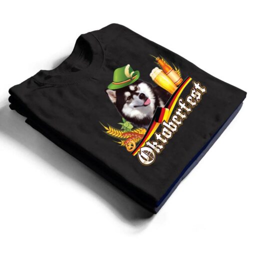 Siberian Husky Dog Beer Oktoberfest Prost Beer Festival T Shirt