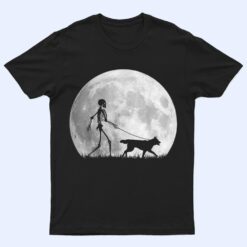 Siberian Husky Halloween Skeleton Funny Dog Gift T Shirt