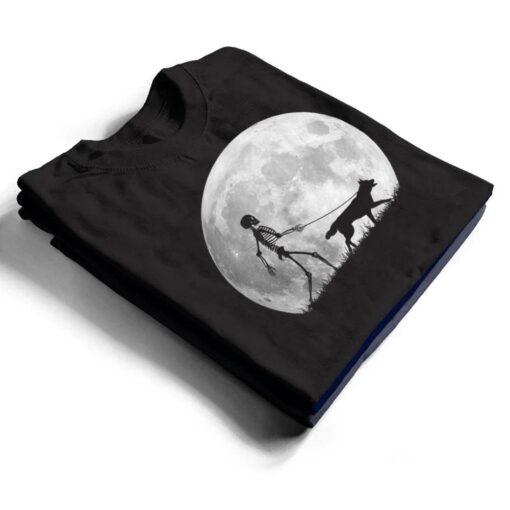 Siberian Husky Halloween Skeleton Funny Dog Gift T Shirt