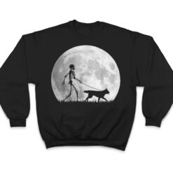 Siberian Husky Halloween Skeleton Funny Dog Gift T Shirt - Dream Art Europa