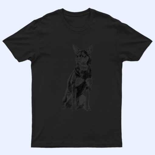 Sitting Dog Australian Kelpie T Shirt