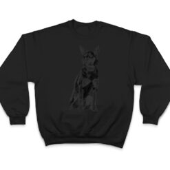 Sitting Dog Australian Kelpie T Shirt - Dream Art Europa