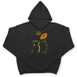 Sitting Yellow Kitten Sunflower Fragrance Butterfly T Shirt - Dream Art Europa