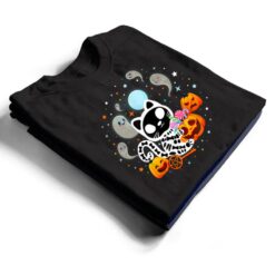 Skeleton Cat Halloween Shirt Kids Spooky Black Cat Halloween T Shirt - Dream Art Europa