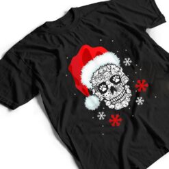 Skull Dog Santa Hat Gifts Christmas Pajama Xmas Idea Men T Shirt - Dream Art Europa