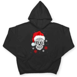 Skull Dog Santa Hat Gifts Christmas Pajama Xmas Idea Men T Shirt - Dream Art Europa