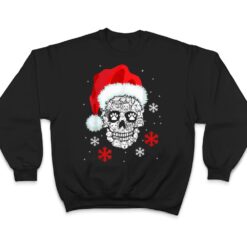 Skull Dog Santa Hat Gifts Christmas Pajama Xmas Idea Men T Shirt - Dream Art Europa