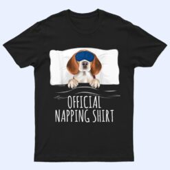 Sleeping Beagle Dog Official Napping T Shirt
