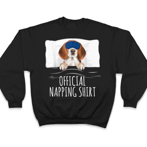 Sleeping Beagle Dog Official Napping T Shirt