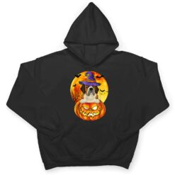 St Bernard Witch Pumpkin Halloween Dog Lover Funny T Shirt - Dream Art Europa