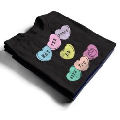 Star Wars Candy Hearts Force Valentine's Graphic T Shirt - Dream Art Europa