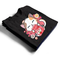 Strawberry Milk Cat Cute Kawaii Kitten Anime Gift Teen Girls T Shirt - Dream Art Europa