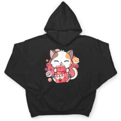 Strawberry Milk Cat Cute Kawaii Kitten Anime Gift Teen Girls T Shirt - Dream Art Europa