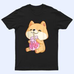 Strawberry Milk, Kawaii Dog Shiba Inu T Shirt
