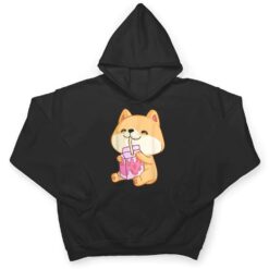 Strawberry Milk, Kawaii Dog Shiba Inu T Shirt - Dream Art Europa