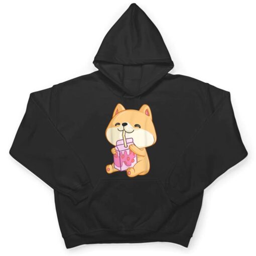 Strawberry Milk, Kawaii Dog Shiba Inu T Shirt