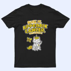 Suck It Appendix Cancer Unicorn Cat Butterfly T Shirt