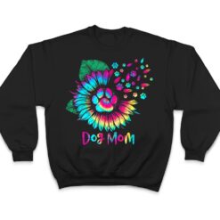 Sunflower Dog Mom Tie Dye Dog Lover Mother's Day T Shirt - Dream Art Europa