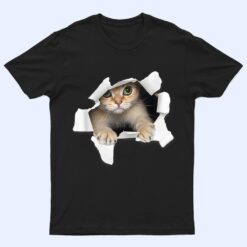 Sweet Kitten Torn Cloth Funny Cat Lover Cat Owner Cat Lady T Shirt