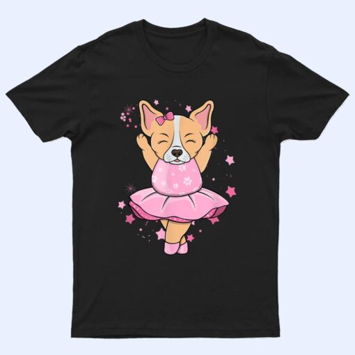 Sweet pink Ballerina Chihuahua Dog Ballett in Tutu T Shirt