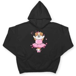 Sweet pink Ballerina English Bulldog Dog Ballett in Tutu T Shirt - Dream Art Europa