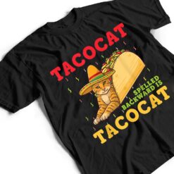 Tacocat Spelled Backwards Tacos and Cats Cinco De Mayo Cat T Shirt - Dream Art Europa