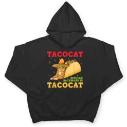 Tacocat Spelled Backwards Tacos and Cats Cinco De Mayo Cat T Shirt - Dream Art Europa