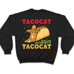 Tacocat Spelled Backwards Tacos and Cats Cinco De Mayo Cat T Shirt - Dream Art Europa