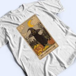 Tarot Card Crescent Moon And Black Cat Witch Hat T Shirt - Dream Art Europa