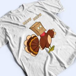 Thanksgiving Cat Funny Fake Cat Meow Thanksgiving Turkey Dab T Shirt - Dream Art Europa