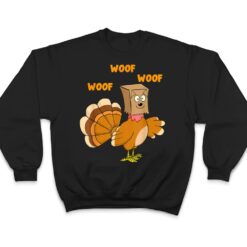 Thanksgiving Dog Fake Dog Woof Thanksgiving Turkey T Shirt - Dream Art Europa