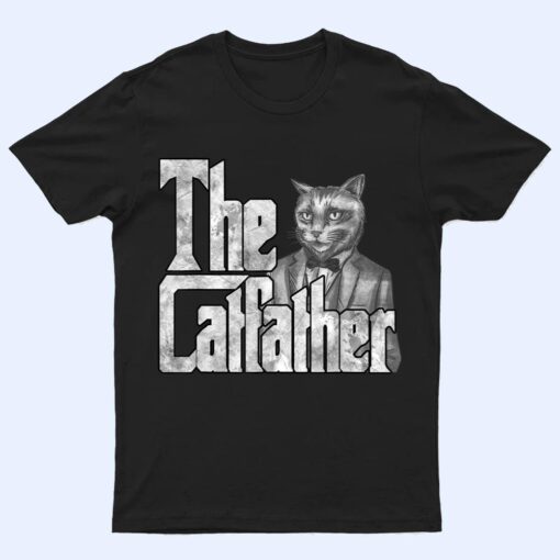 The Catfather Cat Father Mafia Father Cat T Shirt