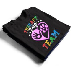 Therapy Dog Team Clothing Colorful Design For School Visit T Shirt - Dream Art Europa