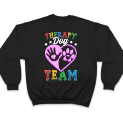 Therapy Dog Team Clothing Colorful Design For School Visit T Shirt - Dream Art Europa