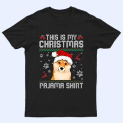 This Is My Christmas Shiba Inu Dog Pajama Merry Xmas T Shirt