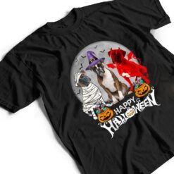 Three Boxer Dog Brindle Boxer Mummy Witch Demon Halloween T Shirt - Dream Art Europa