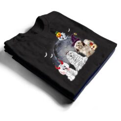 Three Havaneses Dog in The Moon Halloween Costume T Shirt - Dream Art Europa