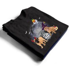 Three Mastiffs Dog in The Moon Halloween Costume T Shirt - Dream Art Europa