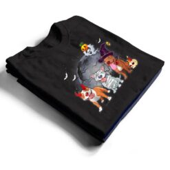 Three Pitbulls Dog in The Moon Halloween Costume T Shirt - Dream Art Europa