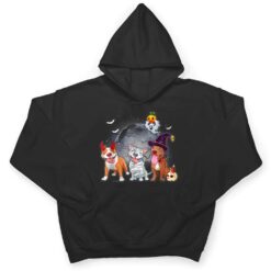 Three Pitbulls Dog in The Moon Halloween Costume T Shirt - Dream Art Europa