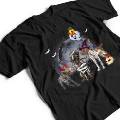 Three Pointers Dog in The Moon Halloween Costume T Shirt - Dream Art Europa