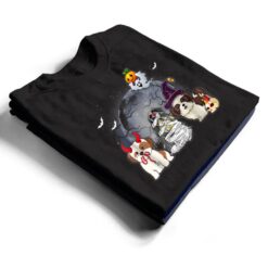 Three Shih Tzus Dog in The Moon Halloween Costume T Shirt - Dream Art Europa