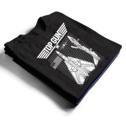 Top Gun F-14 Tomcat Blueprints T Shirt - Dream Art Europa