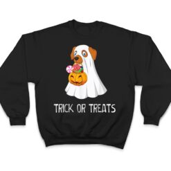 Trick Or Treats Funny Ghost Dog Cute Halloween ns Girls T Shirt - Dream Art Europa