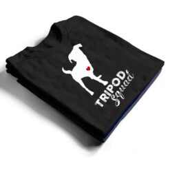 Tripod Squad, Left Front Leg Ampu, Three Legged Dog T Shirt - Dream Art Europa